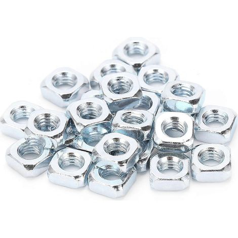 24 Stück Edelstahl-Vierkantmuttern für Roboterbefestigungen, Zubehör 4803‑0007‑0007 7x7 mm
