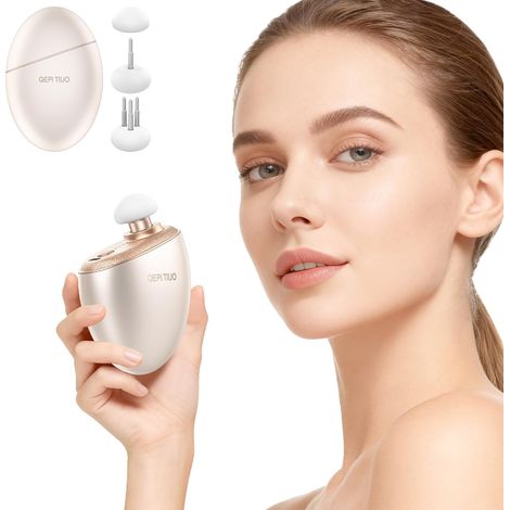 Super mini pistolet de massage 3 en 1 pour la relaxation musculaire, le soulagement du cuir chevelu et la beauté du visage, portable pour extérieur/salle de sport/maison (1/5)