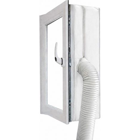 Kit d'étanchéité pour fenêtre de 400 cm, accessoire pour climatiseur portable, compatible avec climatiseur et sèche-linge (1/4)