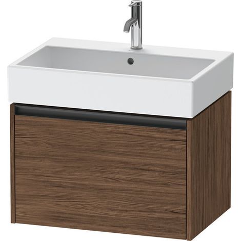 Duravit Ketho.2 Waschtischunterbau wandhängend, 1 Auszug, (1/2)