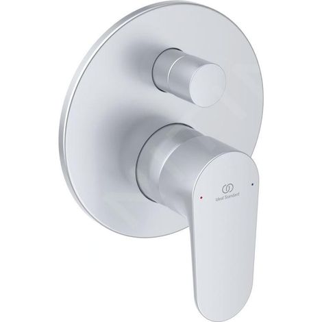 Ideal Standard Cerafine O - Mitigeur encastré avec 2 sorties, avec corps d’encastrement, argenté A7193SI (1/4)