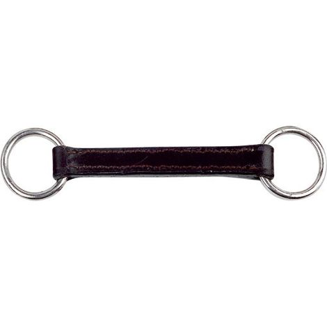 Marrone - Falsa martingala in cuoio linea basic