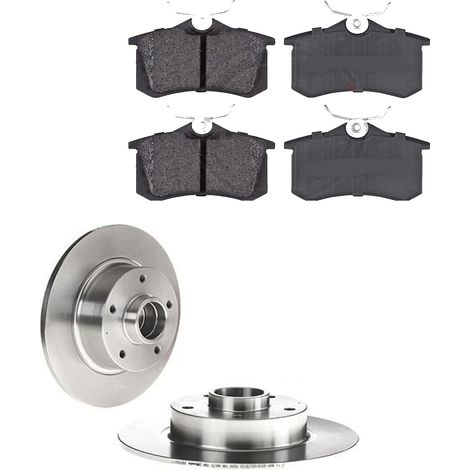 KIT FRENI POSTERIORI compatibile con RENAULT MEGANE III COUPE' (DZ0/1) - DISCHI + PASTIGLIE OEM: P 68 024 , P 68 041 / 18140 , 18140C /SOSTITUZIONE DIRETTA/BASSA POLVERE/SILENZIOSO (1/5)