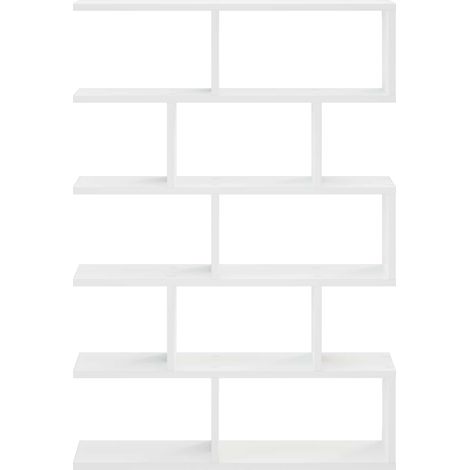 vidaXL Estante de pared Blanco 70 x 17 x 101 cm Madera de ingeniería (1/2)
