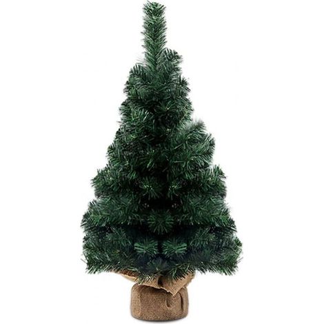 Sapin de Noël miniature avec socle Fokelyi, 40 cm, pour décorations de Noël, design léger (1/5)