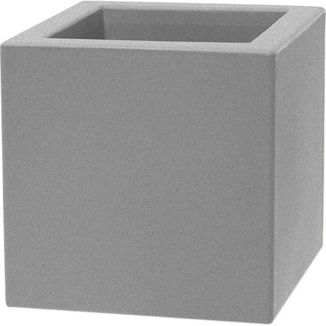 Pot Schio Cubo  40 cm - Fumée