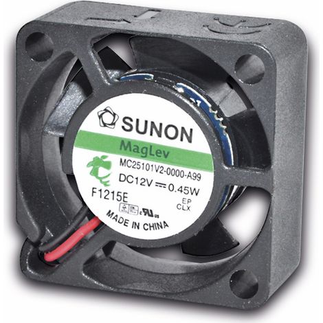 Ventilateur axial SUNON MF25100V21000UA99, 25x25x10 mm, 5 V-
