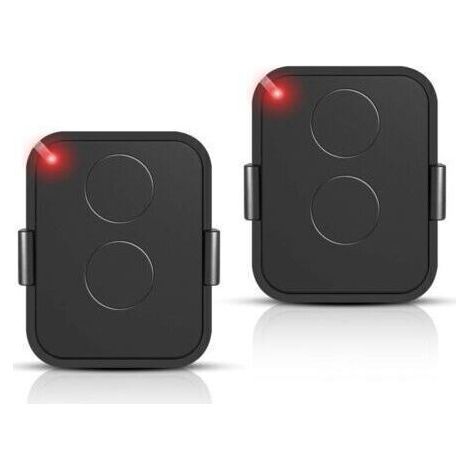 Lot de 2 Télécommande Compatible Nice Era ONE2/ON2E/ON4E/ON1E,433,92 MHz Télécommande Porte de Garage,Rolling Code,2 Canaux(Noir) (1/4)