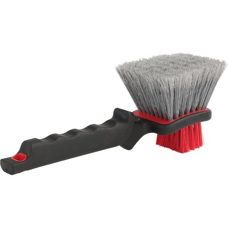 Brosse de nettoyage pour jantes de voiture, outil antidérapant pour nettoyage de jantes – pour garage, cour, camion, monospace, berline, camping-car (1/5)