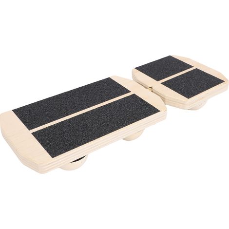 Planche d'Équilibre pour Chevilles et Pieds - Ensemble de 16 Pièces en Bois de Bouleau - Rééducation, Étirement et Renforcement - Antidérapant - Charge Maxi 136 kg (1/5)
