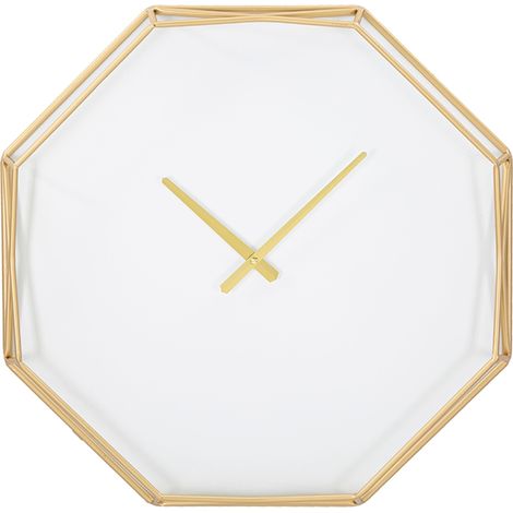 Ferretti Goldy Horloge Murale Doré 56 cm Octogonal (1/5)