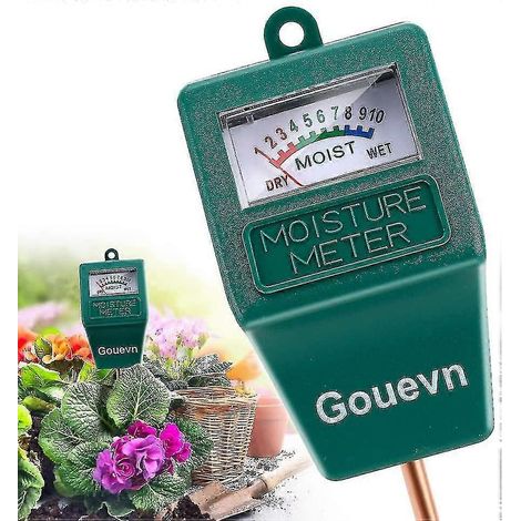 humidimètre à aiguille pour sol de jardin, humidimètre à tête de mesure carrée (1/3)