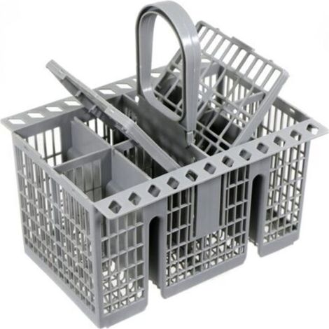 Panier à couverts pour lave-vaisselle Cage universelle compatible avec Hotpoint, pour Indesit, pour Ariston, pour Whirlpool C00257140 C00260860 C00386607 (poignée amovible) (1/5)