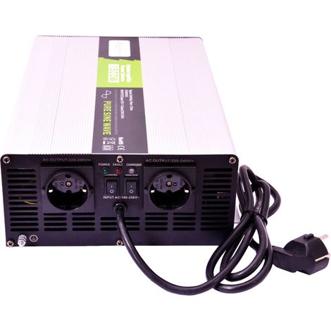 Spannungswandler USV 12V NPS 1500 Watt reiner SINUS UPS Inverter (1/3)