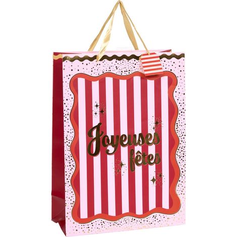 Borsa regalo di natale arty, modello grande - Atmosphera créateur d'intérieur (1/2)