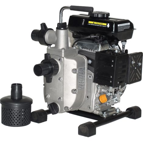 Loncin – Motopompe thermique pour eaux boueuses – Débit 12m3/h – Hauteur de refoulement 20m – Profondeur d'aspiration 8m – Moteur 2kW