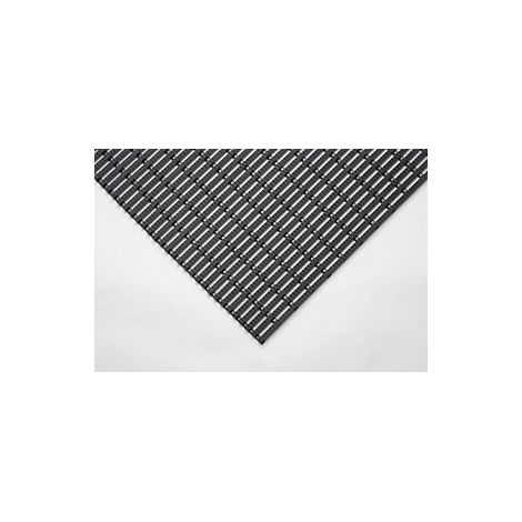 Estera industrial  antideslizante  rollo de 10 m  negro 