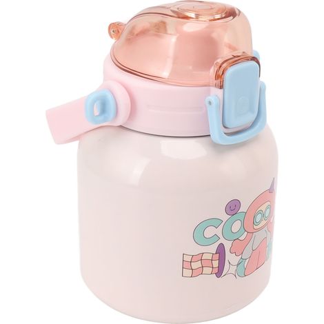 Bouteille isotherme en acier inoxydable de 680 ml, idéale pour les enfants en extérieur. (1/5)