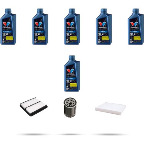 Kit tagliando 3 FILTRI e 6L OLIO compatibile con Suzuki Grand Vitara 2.7 V6 127kw dal 2001 (1/5)