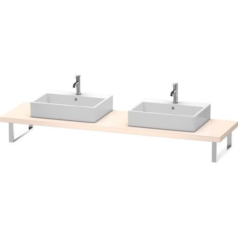 Duravit UNIVERSAL consolle 550xbis 800x45mm lucido perla albicocca