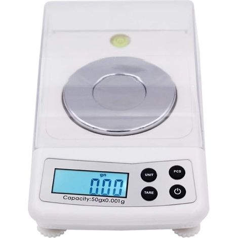 0.001g Digital Lab High Precision Laboratory Balance des Bijoux Diamant Balance grammes d'or Carat Poids numérique Balances électroniques Mesure précise (1/4)