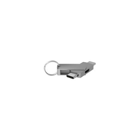 Terratec 272986 cambiador de género para cable USB Type-C USB Type-C, Micro-USB Plata (1/2)
