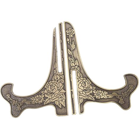 Présentoir pour Plaque et Médaille Support de Rangement Métal Chevalet de Bureau Pratique (1/5)