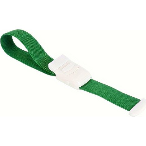1 garrot d'urgence coloré avec boucle de déverrouillage rapide, premiers secours pour sport extérieur, arrêt d'hémorragie d'urgence Vert (1/5)