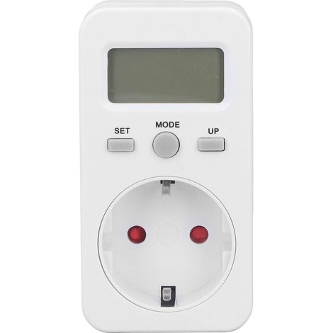 Compteur d'énergie domestique intelligent avec écran LCD, prise EU 230V, moniteur de consommation électrique et testeur de puissance. (1/5)
