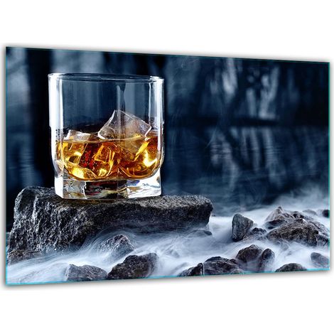 Tagliere in vetro temperato 30x22 cm color whisky (1/5)