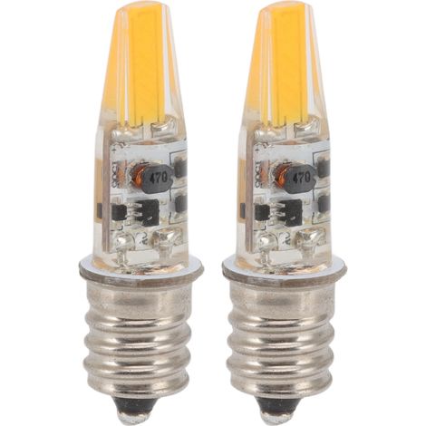Lot 2 ampoules E12 2W 12V – candélabre – économie d’énergie – lumière chaude – Haofy (1/5)