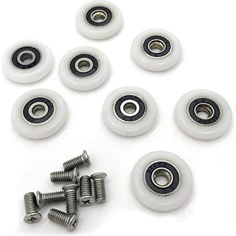 8 Rollen für 25 mm Duschtüren. (1/5)