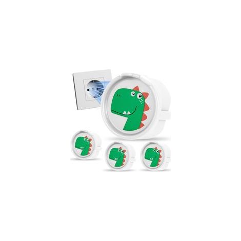 Lot de 4 Cache-Prises F en Silicone Protection Prise Cache Prise Amovible Décoration/Anti-poussière Sécurité Domestique Et Puériculture Pour Protection Prise Courant Électrique (1/5)