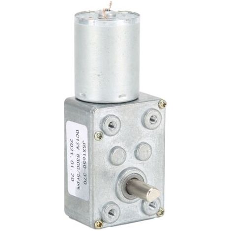 Moteur à Turbine Réducteur à Vis sans Fin pour Ouverture de Fenêtre Porte, Mini Treuil JX1650‑370 DC12V