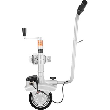 Roue Jockey Remorque Électrique Motorisée 2,5 t Déplace Remorque 380 W 12 V Vitesse Déplacement 7 m/min Hauteur Serrage Réglable 31-63 cm Pneu Caoutchouc 20,3 cm pour Déplacer Caravanes Bateaux (1/5)