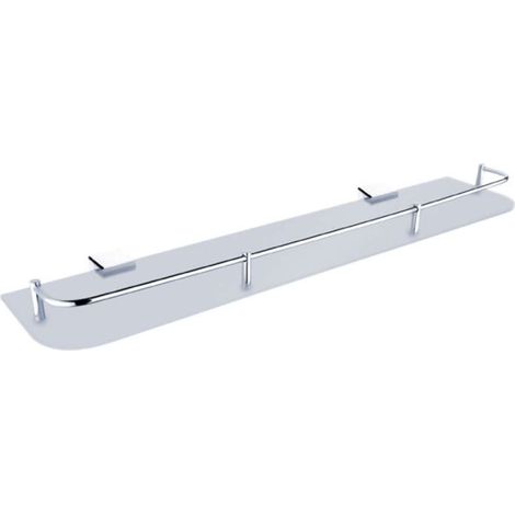 Nimco Kibo - Ablagefläche, Länge 60 cm, mattiertes Glas/Chrom Ki 14091AX-60-26 (1/2)