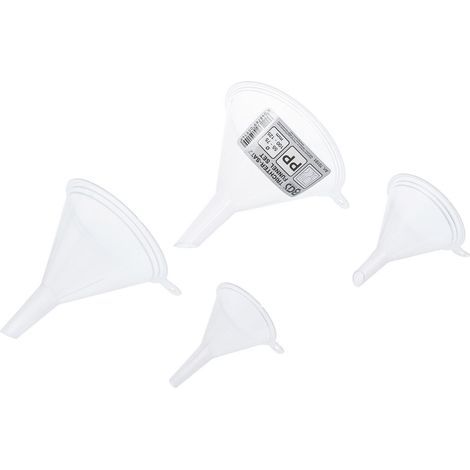 Top promo jeu d entonnoirs Ø 55 - 125 mm - 4 pieces en plastique alimentaire (1/3)