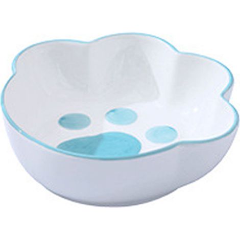 Gamelle en céramique pour chat, mignonne gamelle en forme de patte pour chaton, assiette pour chat, gamelle pour petit animal