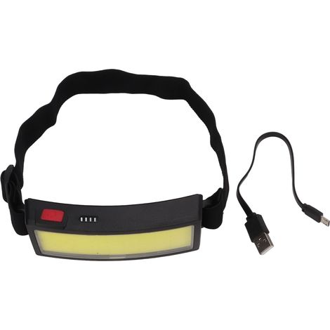 Wiederaufladbare LED-Stirnlampe per USB, ultraleichter COB-Scheinwerfer, Stirnlampe für Camping und Outdoor-Aktivitäten (1/5)