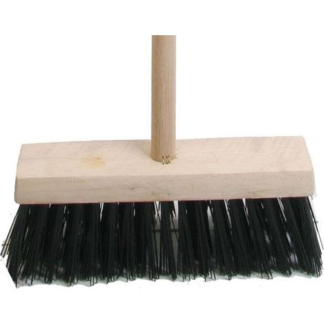 Faithfull Broom PVC 325mm 13in Head complete with Handle FAIBRPVC13H (1/3)