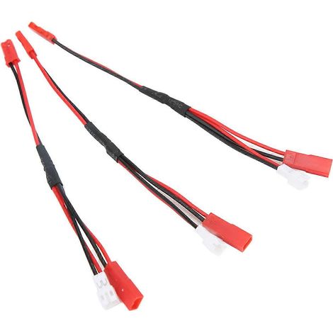Répartiteur JST flexible souple 150 mm, connecteur JST mâle vers JST femelle pour ARRMA pour Axial SCX10 (1/4)