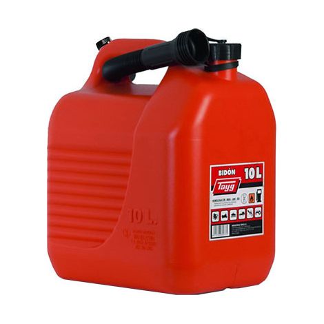 Bidon carburant rouge 20L – Résistant et durable – Pour stockage et transport sécurisé – Compatible avec tous types de carburant – Industrias Tayg (1/2)