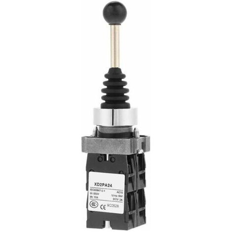 Joystick Switch, Contrôleurs de Joy Stick Interrupteur à Retour de Ressort 4 Positions Commutateurs Industriels de Remplacement Noir (1/5)