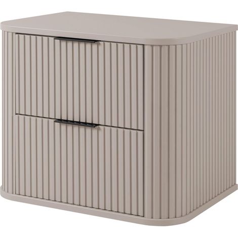 Mobile da bagno, Cashmere, maniglia nera, 41,5 x 60 x 51,7 cm (1/5)