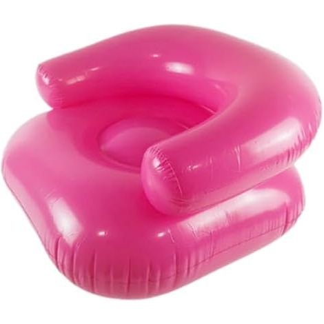 Chaise gonflable portable avec siège en PVC épais Chaises gonflables pour piscine intérieure et extérieure, camping, plage (1/5)