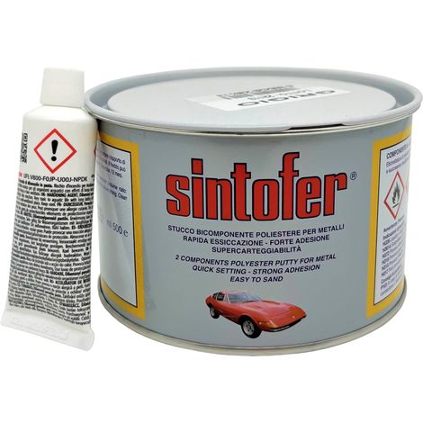 STUCCO PER METALLO 'SINTOFER' 500 ml - Bianco