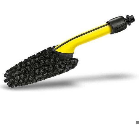 Brosse jantes pour nettoyeur haute pression - PZCC - Compatible Kärcher K2-K7 - Nettoyage 360° - Poignée ergonomique - Légère 100 g