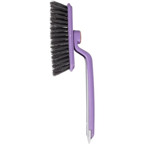 Brosse de Nettoyage pour Vitres, Brosse à Récurer à Poils Durs en PP, Manche Facile à Tenir, pour Nettoyer Cadres de Fenêtres et Crevasses (1/5)