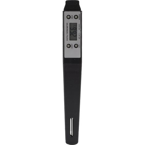 High-precision electronic pocket digital food thermometer with probe for cooking, baking, milk, coffee, and black coffee (1/5)