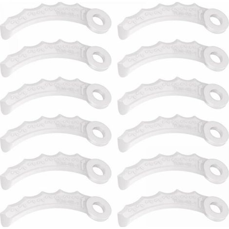 12 Kunststoffklingen für Makita, für Makita Motorsense 198426-9 198383-1, DUR187U/L (1/4)
